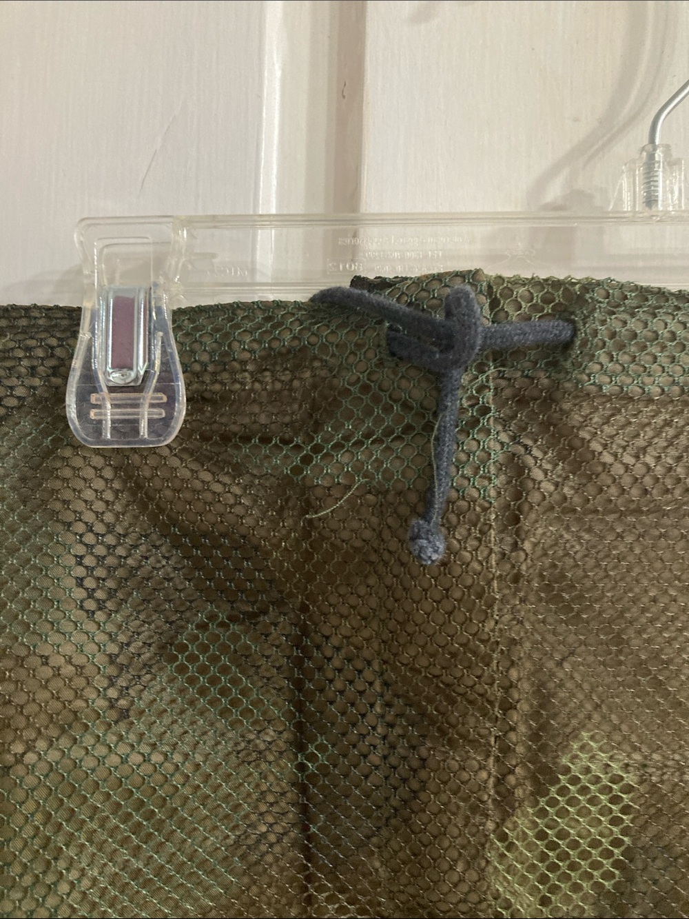 UFO Vintage 80’s women’s Camo Mesh Cargo skirt- Olive Green - Picture 4 of 8